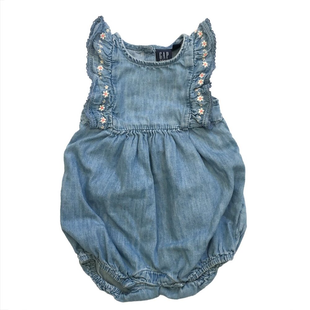 Gap Denim Girls One Piece Size 6-12 Months